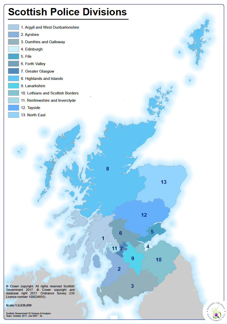 Scottish Police Divisions