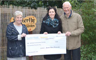 Morag Smith, former president of BHS, Pamela Ward of Ferrovial Lagan and Harry Marsh, Secretary of BHS